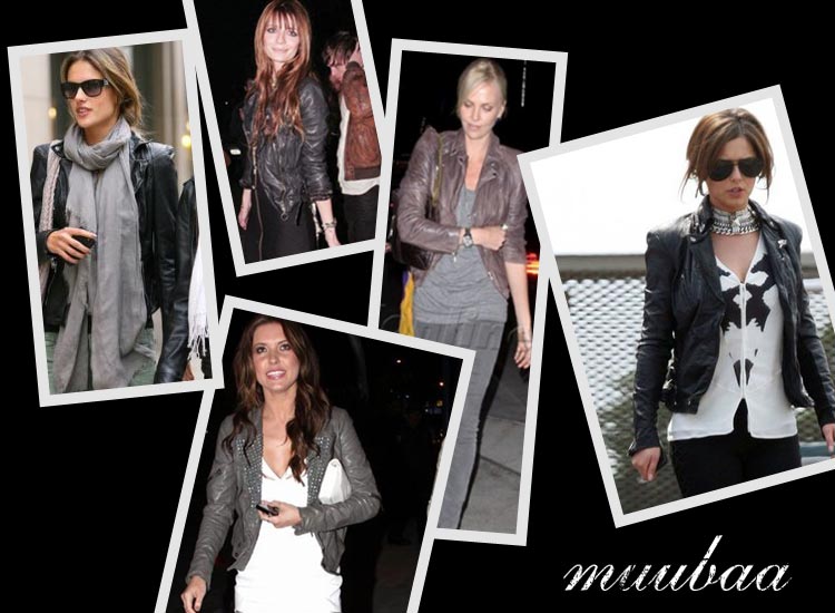 MuuBaa Leather Jackets for the changing seasons now available at Unica Melrose.  As seen on Alessandra Ambrosio, Mischa Barton, Audrina Patrdige, Charlize Theron and Cheryl Cole